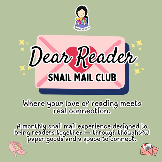 Dear Reader Monthly Snail Mail Club | Free Shipping