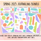 The Journaling Bundle - Spring 2025 Colour Palette - 6 sheets