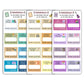BUNDLE -  The Eras Reading Challenge Book Prompt Stickers