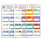 BUNDLE -  The Eras Reading Challenge Book Prompt Stickers