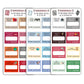 BUNDLE -  The Eras Reading Challenge Book Prompt Stickers