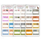 BUNDLE -  The Eras Reading Challenge Book Prompt Stickers