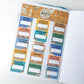 2025 - The 52 Book Club Reading Challenge Prompt Sticker Set for Planners and Journals