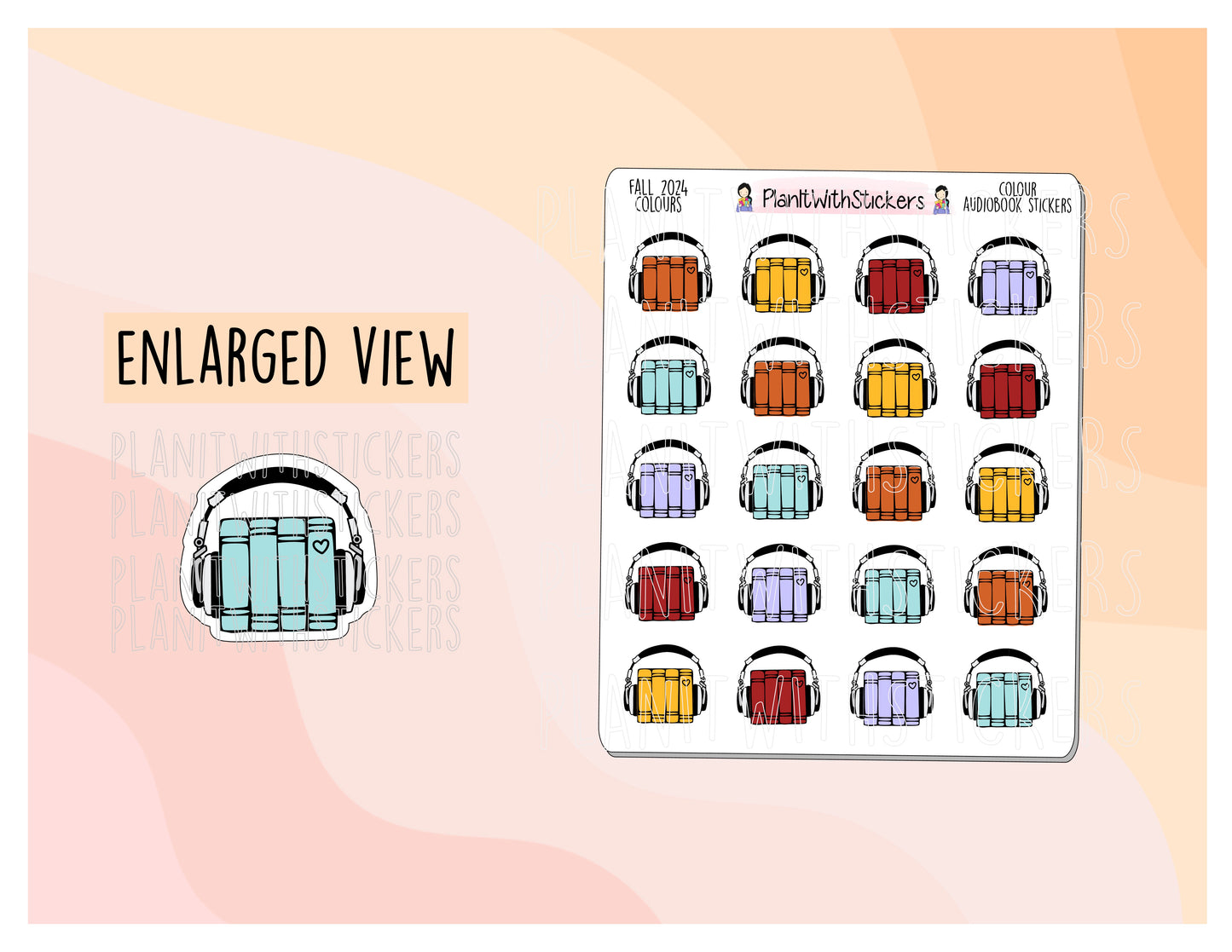 Audiobook Icons - Fall Bookish Collection