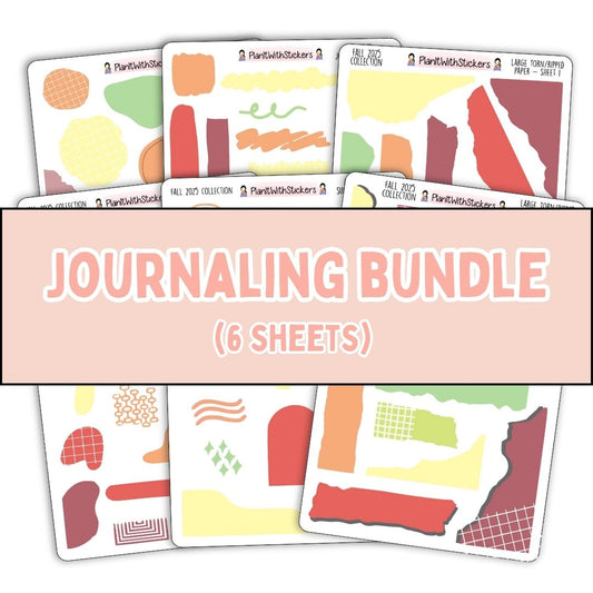 The Journaling Bundle - Fall 2025 Colours - 6 sheets