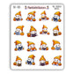 Fall Bookish Ghouls Stickers – Fall 2025 Collection