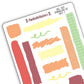 Bullet Journaling Kit - Fall 2025 Colours (2 sheets)