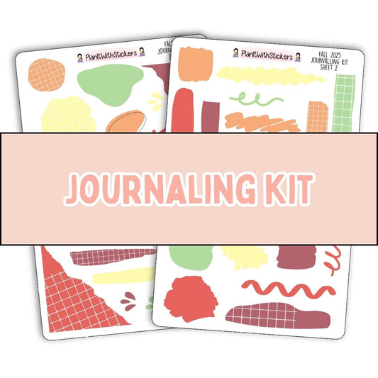Bullet Journaling Kit - Fall 2025 Colours (2 sheets)