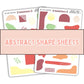 Abstract Shapes Journal Stickers – 2 Sheets - Fall 2025 Collection