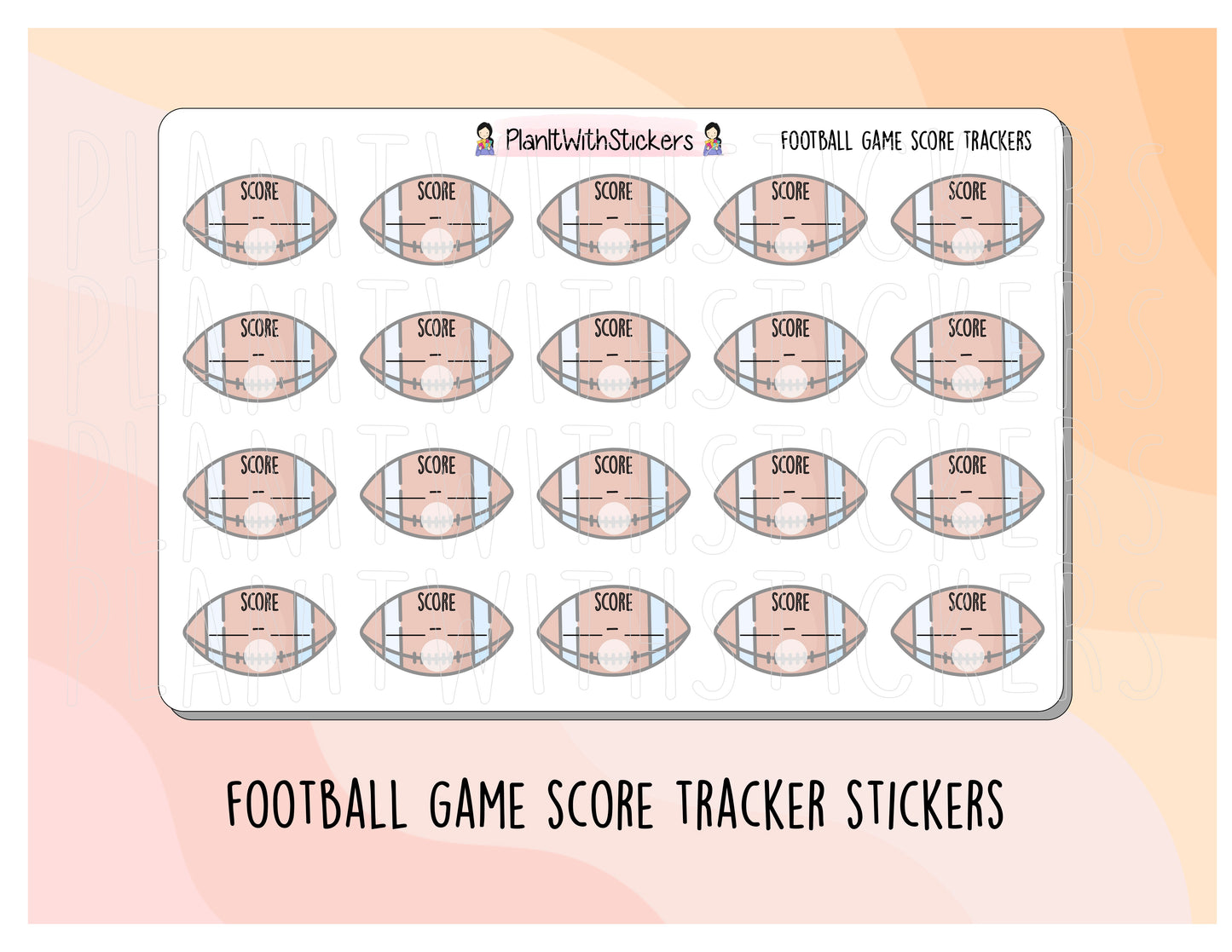 Canadian Football League - 2023 Season - Football Game Tracker Stickers [NO DISCOUNT CODES PLEASE]