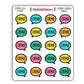 "Format" Bookish Bubbles Book Review Sticker- Summer 2026