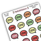 "Format" Bookish Bubbles Reading Sticker- Fall Bookish Collection
