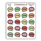 "Format" Bookish Bubbles Reading Sticker- Fall Bookish Collection
