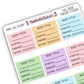 Full Book Rating Reading Tracker - Spring 2026 Colours