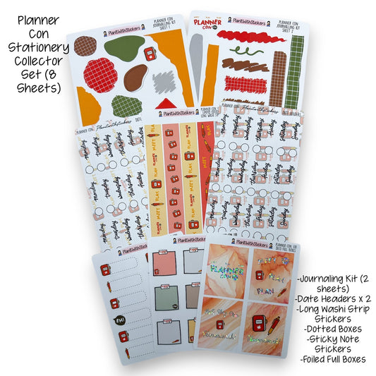 Planner Con, Eh! 2025 – Limited Edition Sticker Collection (Pre-Order)