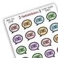 "Genre" Bookish Bubbles Book Review Sticker - Spring 2026