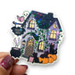 Haunted Books Book Club Holographic Diecut Sticker