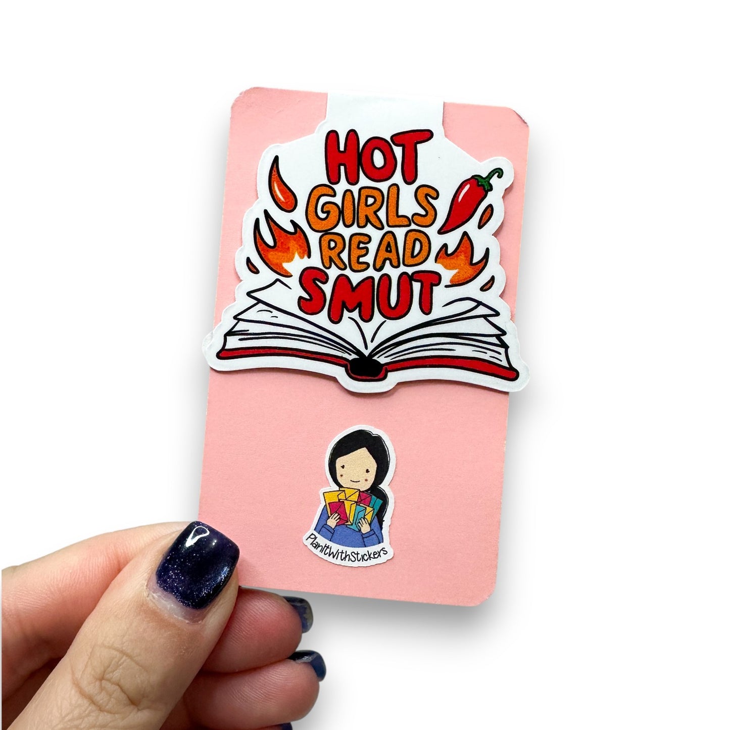 Hot Girls Read Smut Magnetic Bookmark