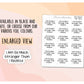 "I Am So Much Stronger Than I Realize" Positive Affirmation Mental Health Stickers