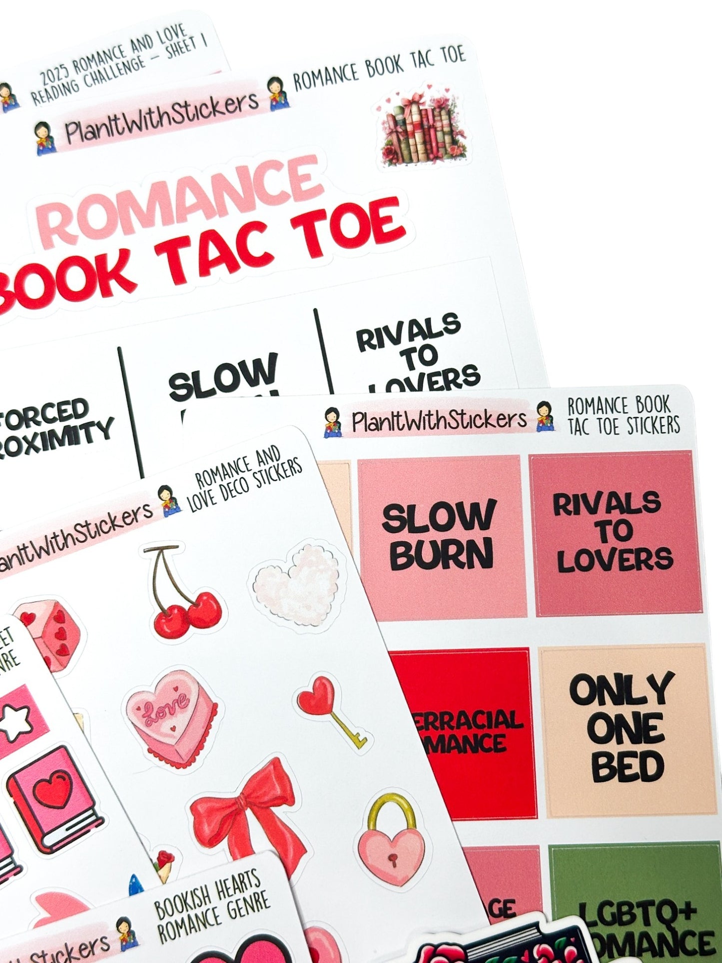 Romance Lovers Journaing Deco Sticker Sheet