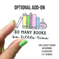 2021 - The 52 Book Club Reading Challenge Prompt Stickers for Reading Planners and Reading Journals