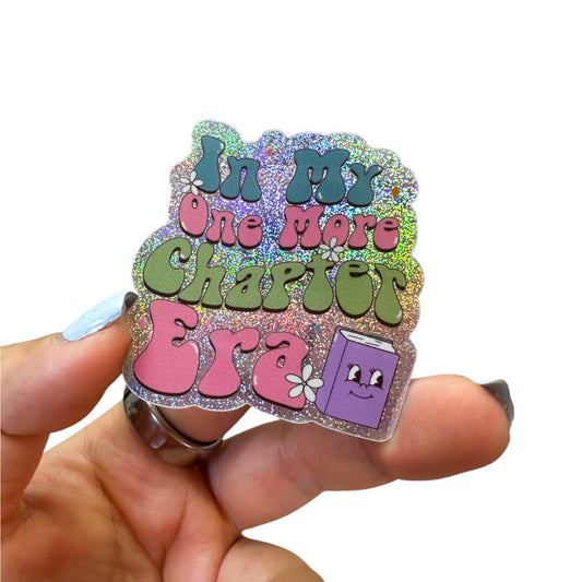 In My One More Chapter Era Pixie Dust Glitter Vinyl Diecut Sticker