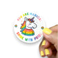 You Are Magical Shine With Pride Glitter Vinyl Diecut Sticker