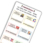 January 2026 - New Era, New Beginnings - Mini Reading Prompt Sticker Sheet (Rainbow or Neutral)