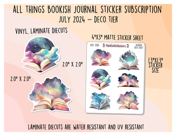 All Things Bookish Journal Sticker Subscription