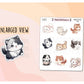 Kawaii Playful Cat Deco Stickers