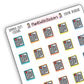E-Reader Icon Stickers – Summer 2025 Collection