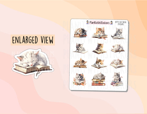 Kitty Cat Book Stickers