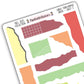 Large Torn Grid Stickers Sheet 2 – Fall 2025 Collection