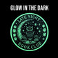 "Late Night Book Club" Glow In The Dark, Reading Bookish Vinyl Diecut Sticker