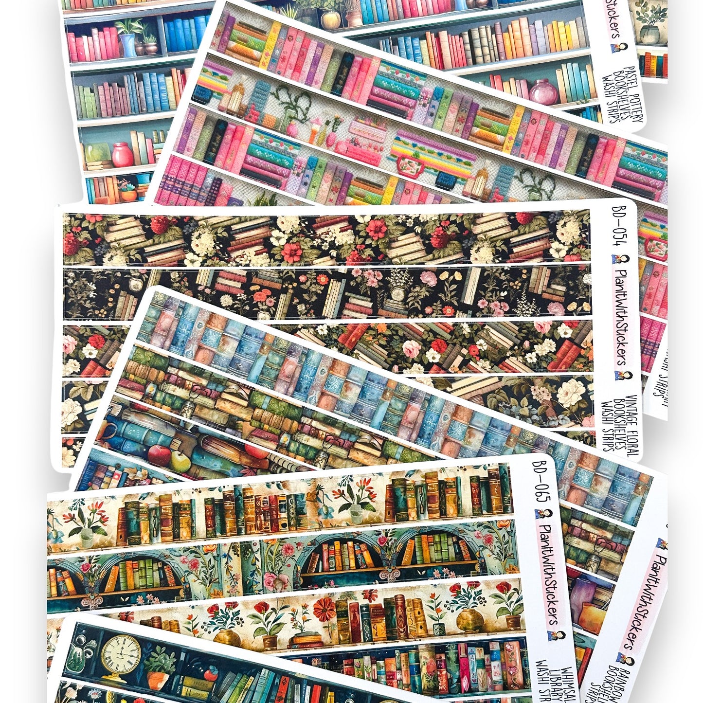 Book Lovers Long Washi Strip Bundle