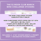 The 52 Book Club Mini Challenge Sticker Subscription - March Mini Challenge