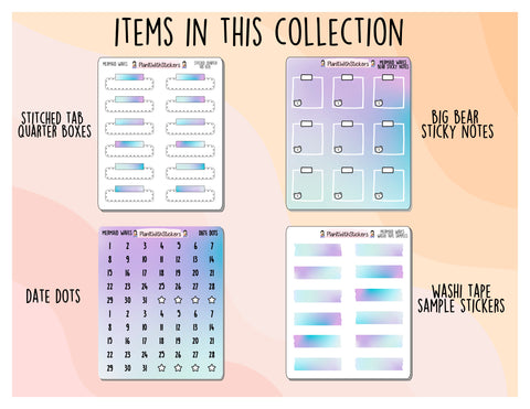 *LIMITED EDITION* Mermaid Wave Collection - A La Carte Stickers and Sticker Albums