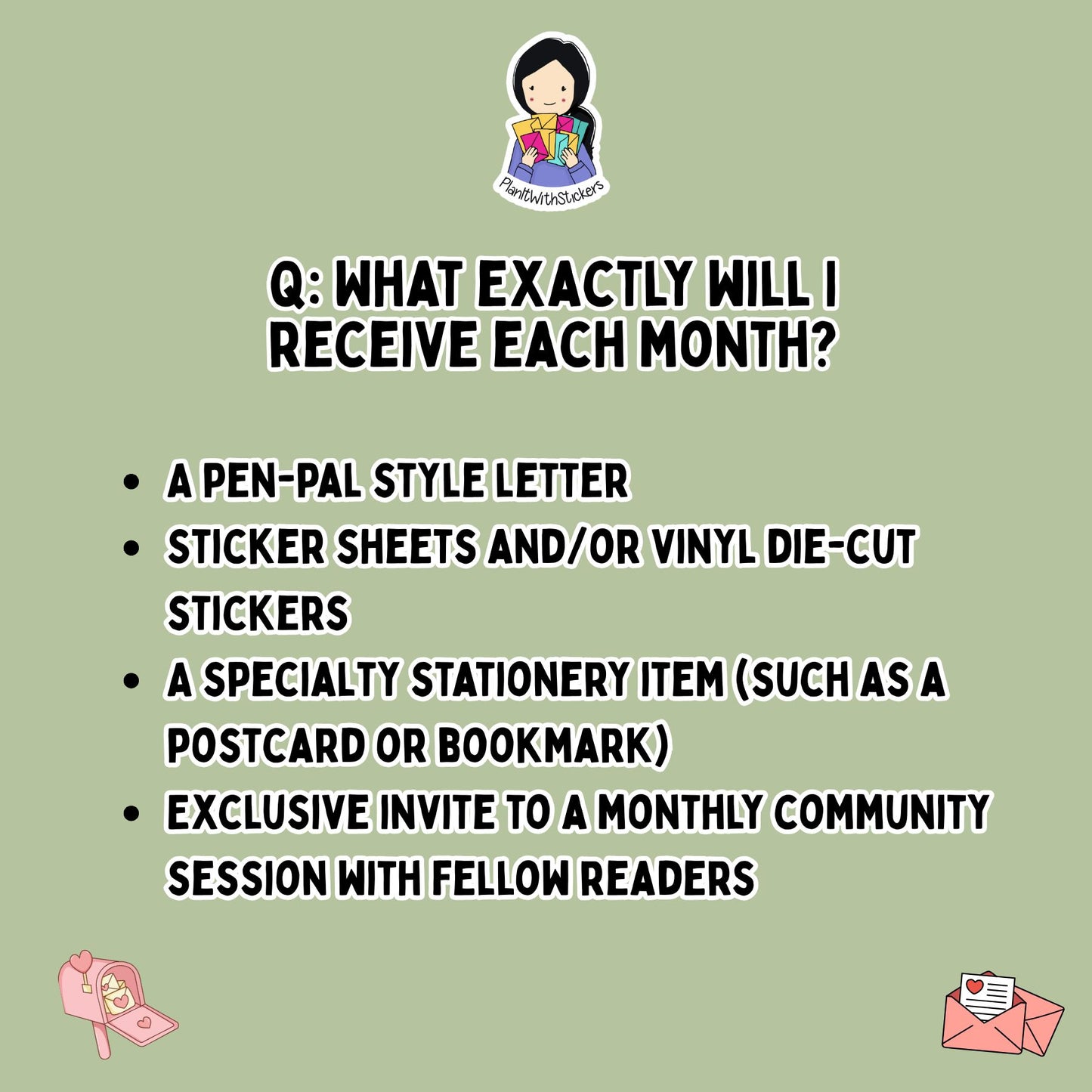 Dear Reader Monthly Snail Mail Club | Free Shipping