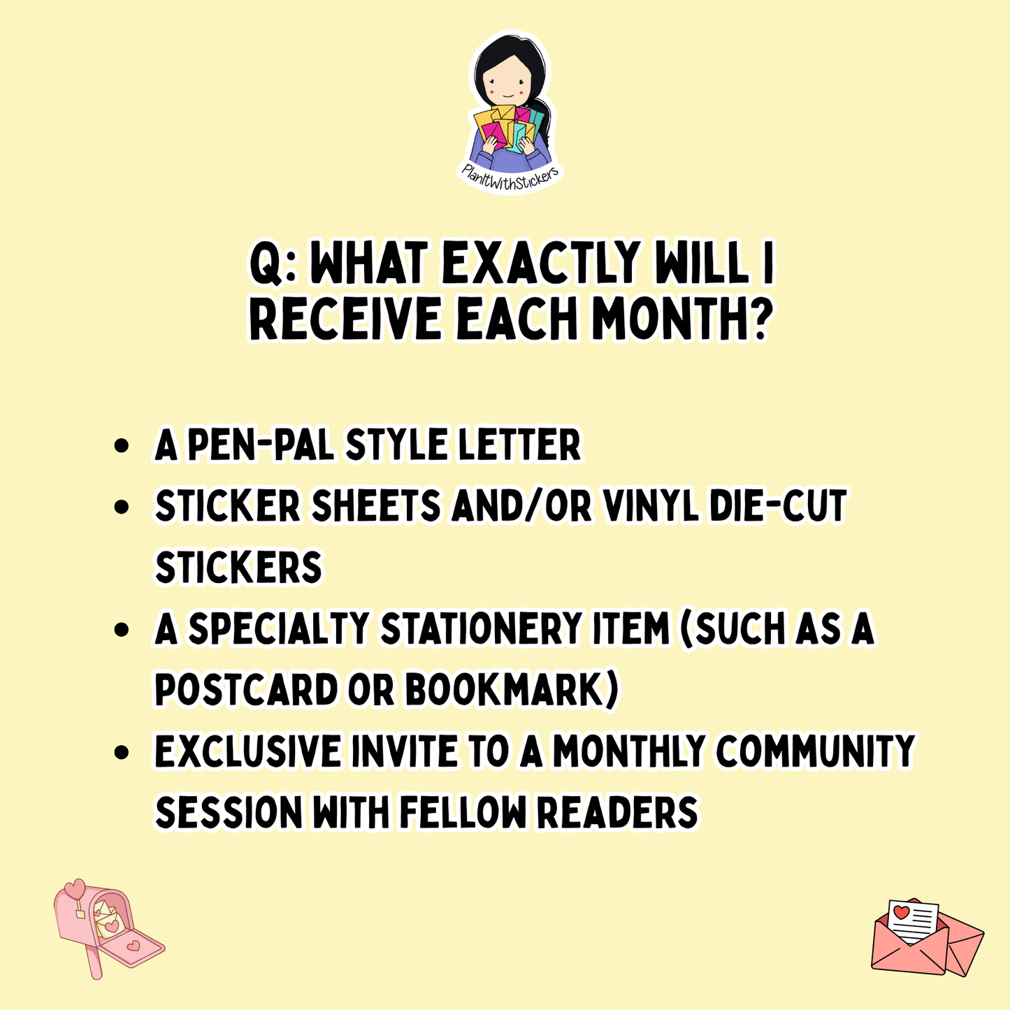Dear Reader Monthly Snail Mail Club | Free Shipping