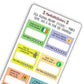 March 2026 – Luck Is On Your Side – Mini Reading Prompt Sticker Sheet (Rainbow or Neutral)