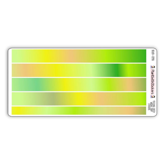 Feeling Lucky Long Washi Strips (March Colours)