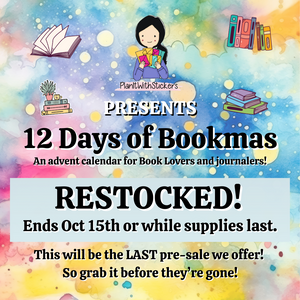 12 Days of Bookmas Advent Calendar (No discounts, Read description!)