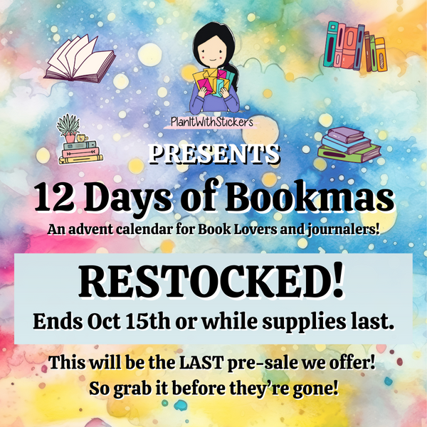 12 Days of Bookmas Advent Calendar (No discounts, Read description!)