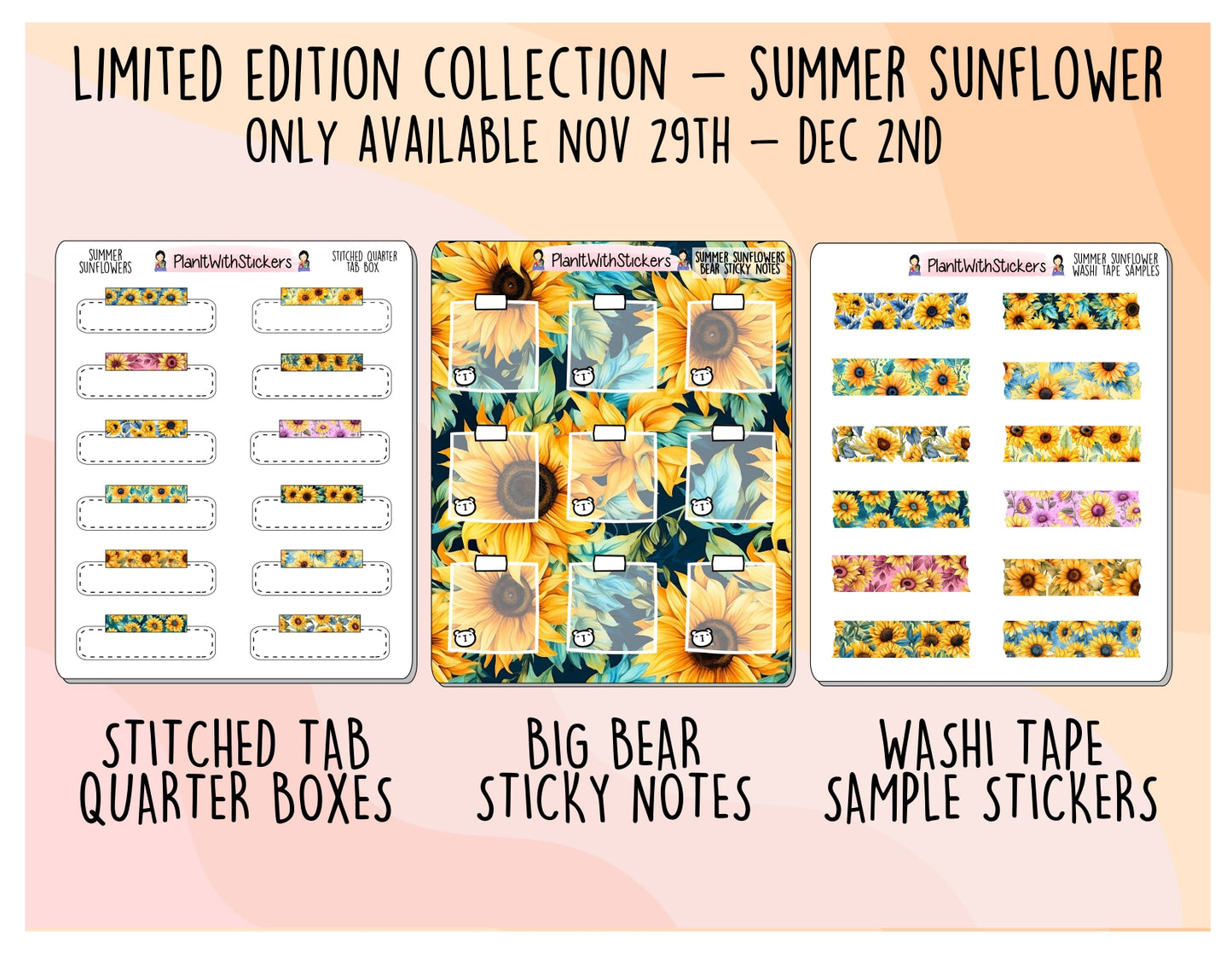 *LIMITED EDITION* Summer Sunflowers (Day 3)