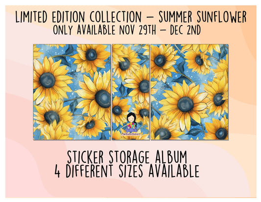 *LIMITED EDITION* Summer Sunflower Sticker Storage Album (MAX. OF 2 PER ORDER)