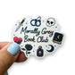 Morally Grey Book Club Holographic Diecut Sticker