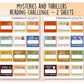 2023 Mysteries and Thrillers Reading Challenge Planner Sticker Kit Planner Stickers for Journal, Book Planner, and Scrapbooks.