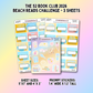 The 52 Book Club's Beach Read Challenge (Summer 2026) Prompt Stickers