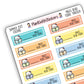 Pages Read Today Tracker Stickers – Summer 2025 Collection