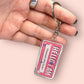 KEYCHAIN - "Hello I AM Obsessed With Books" Reading Bookish Style Keychain